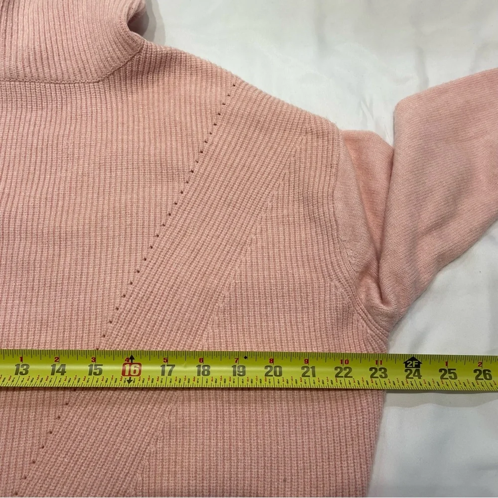 Philosophy Knit SOFT Turtleneck Pullover Sweater Pink Medium‎ Barbiecore Preppy